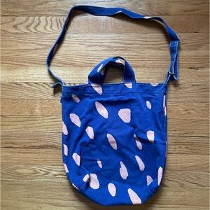 Baggu Duck Bag - Blue/Pink Polka Dots